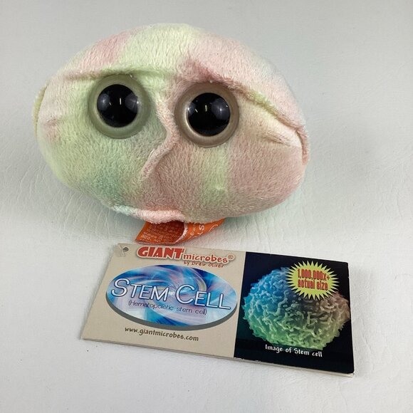Giant Microbes Stem Cell 5" Plush Stuffed Toy 2010 Learning Science Toy w Tags - Picture 1 of 6